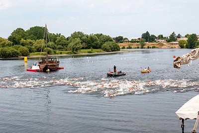 us Bergerac triathlon départ natation aquathlon 2014